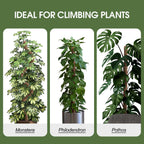 Moss Pole, 63 Inch Bendable Moss Pole for Plants Monstera, Moss Poles for Climbing Plants, Handmade Coco Coir Pole Plant Sticks Support Plant Stakes for Indoor Plants to Grow Upwards