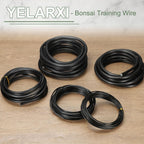 Bonsai Training Wire, 2.5mm x 32.8 ft Anodized Aluminum Floral Plant Training Wire Bendable Metal Stems Accessories for Gardening Branch Fixing Crafts (Black)