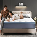 inight Queen Mattress, 12 Inch Queen Szie Mattress in a Box, Memory Foam Hybrid Mattress for Cool Night, Medium Firm Support Pocket Springs for Motion Isolation and Pressure Relief, 180 Night Trial