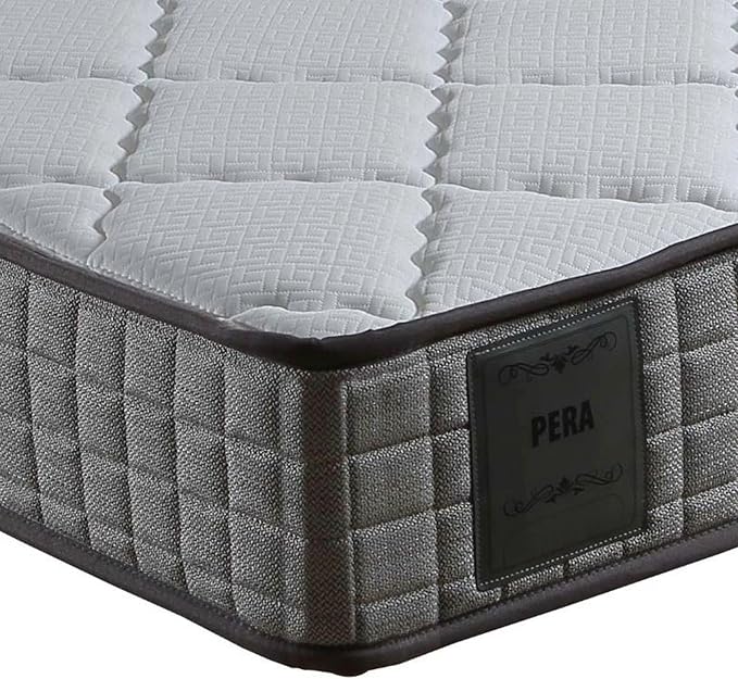Sweet Home Stores Level 8" Queen Hybrid Mattress – Firm Feel, Pocket Coil Support, CertiPUR-US® Certified, Fiberglass-Free, Budget-Friendly Comfort, Made in USA, Bed in a Box