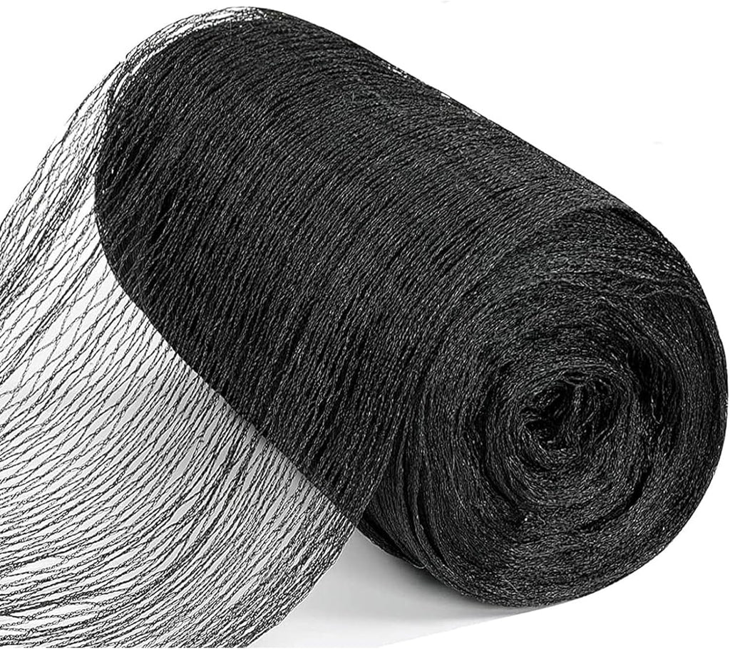 Koi Pond Netting for Leaves 15x40 Ft, 1/2 in Strong Woven Fine Mesh Pond Leaf Net Cover, Protecting Koi Fish from Herons, Raccoons, Birds, Cats & Predators, 28 Pcs Stakes Included