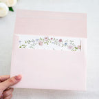 PONATIA 50 PCS 5x7 Envelopes, Blush Pink Self- Adhesive A7 Envelopes for Weddings, Invitation Cards, Photos, Postcards, Greeting Cards Mailing, Baby Shower, Graduation, Christmas Gift Cards