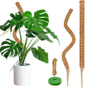2 Pack Moss Pole, 35.4-Inch Moss Poles for Plants Monstera,Bendable Plant Support Stakes for Climbing Plants Indoor, Garden Trellis Plant Stick for Potted Plants, Pothos Philodendron