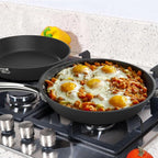 imarku Non Stick Frying Pans - 8&10&12 inch Nonstick Frying Pan Set with Cool Stainless Steel Handle,Disherwasher Safe skillets,Professional Frying Pans Set, Best Gifts