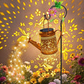 VOOKRY Solar Lights Outdoor Waterproof, Hummingbird Retro Metal Solar Watering Can Lights, Gifts for Women Mom Grandma Mother's Day, Hanging Lantern Decorative Garden Decor for Outside Yard Lawn Patio