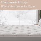 Sleepmax King Mattress 14 Inch - Firm Hotel-Collection Hybrid Mattress Pain Relief - Extra Lumbar & Hip Support - Deep Sleep Bed in a Box - Fiberglass-Free, CertiPUR-US Certified, 365-Night Trial