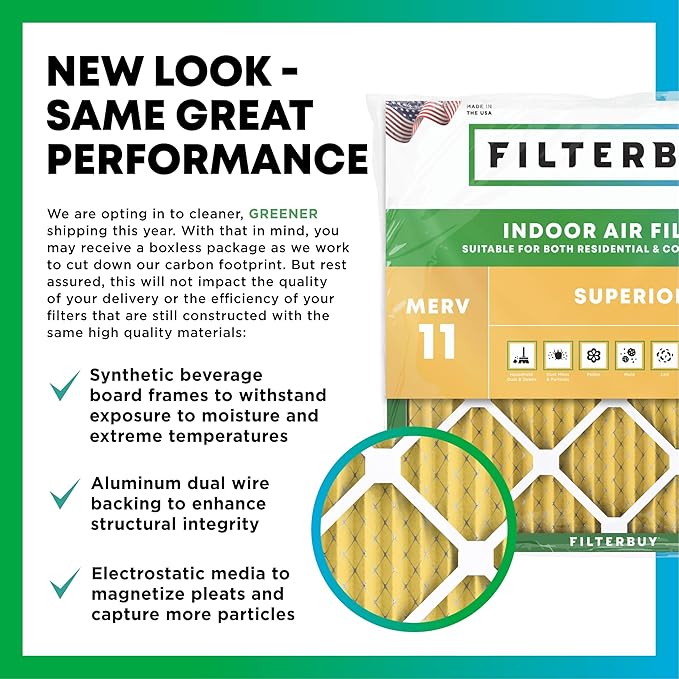 Filterbuy 16x28x6 Air Filter MERV 11 Superior Pet & Allergy Defense (3-Pack), Pleated HVAC AC Furnace Filters for AprilAire Space-Gard 401, 2400, & Lennox (Actual Size: 15.50 x 26.88 x 6.00)