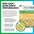 Filterbuy 24.5x27x5 Air Filter MERV 11 Superior Pet & Allergy Defense (3-Pack), Pleated HVAC AC Furnace Filters for Trane, American Standard, Honeywell, and More (Actual Size: 24.06 x 26.13 x 4.97)