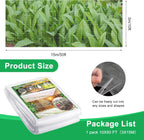 Garden Netting Pest Barrier, 10 X 50FT Insect Netting for Garden Raised Beds, Garden Bug Netting Plant Mesh for Blueberry Bushes, Figs, Plants, Vegetables Protection