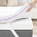 SINWEEK Ultra Soft 3 Inch Memory Foam Mattress Topper Full Size, Soft Mattress Pad for Back Pain Relief, High Density Foam Bed Topper with Textured Cover, CertiPUR-US Certified