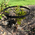 Goooxim Large Peony Cage & Plant Support Ring, 18.9" x 23.6" Round Metal Flower Stakes