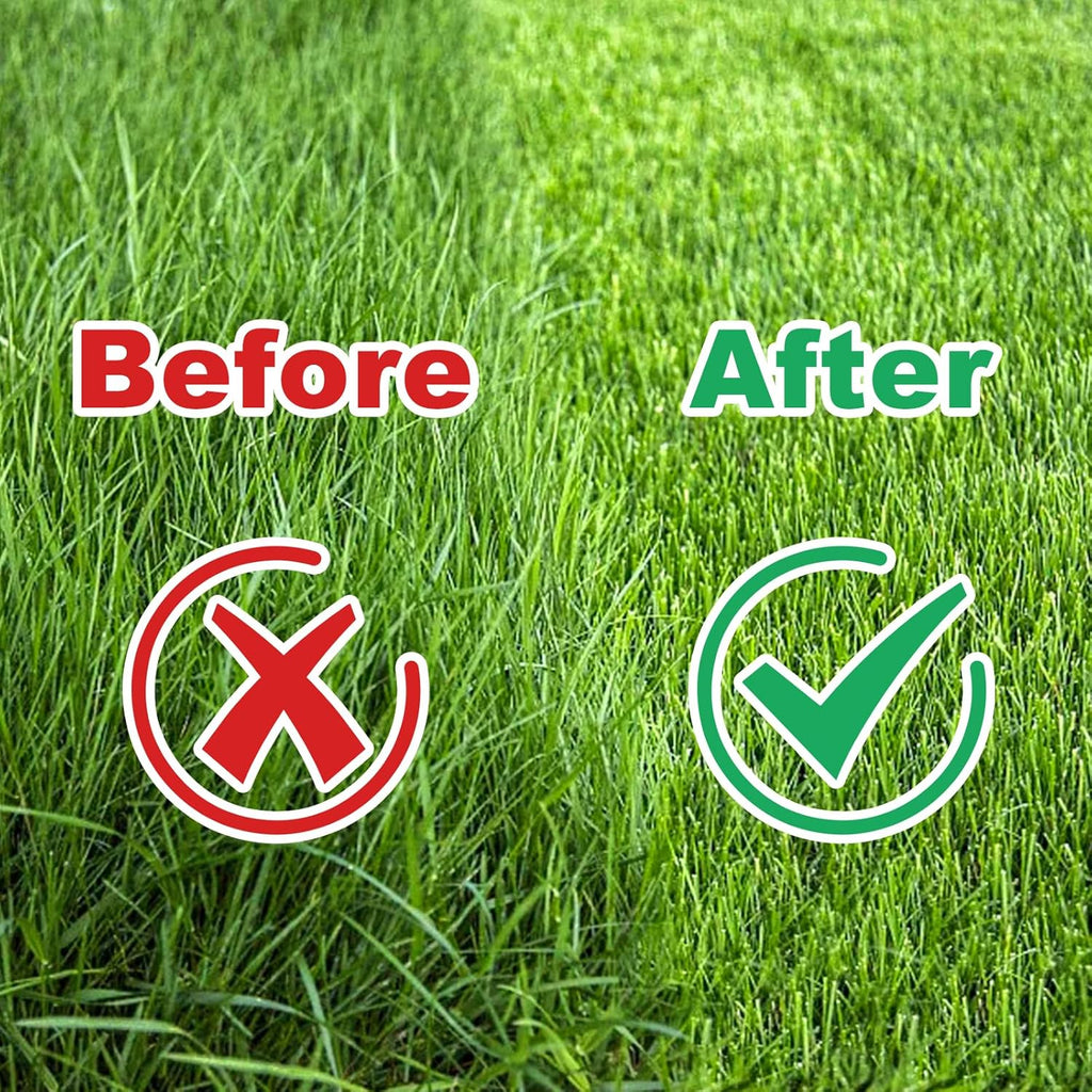 Weed Grass Cutter with Double-Edged Serrated Sharp Steel Blade,Manual Grass Whip,Manual Weeders,Weeder Tool for Yard Long Handle for Garden Lawns,52 Inch Long