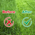 Weed Grass Cutter with Double-Edged Serrated Sharp Steel Blade,Manual Grass Whip,Manual Weeders,Weeder Tool for Yard Long Handle for Garden Lawns,52 Inch Long