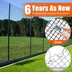 24" x 50' 1/4inch PVC Hardware Cloth Vinyl Coated Chicken Wire Fence Galvanized Welded Mesh Roll for Home Garden Rabbit Cage, Black-PVC