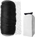 Garden Netting, 15ft x 50ft Black Bird Netting Heavy Duty,Rabbit,Squirrels,Anti Birds,Larger Bees,Deer,Chicken,Cardinals，Animal Fencing for Fruit Tree & Vegetable Garden