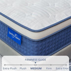 Queen Mattress 12 Inch Hybrid Mattress in a Box, Medium Firmness, Foam and Individual Pocket Springs for Motion Isolation & Pressure Relief, CertiPUR-US Certified, 60" x 80"