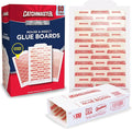 Catchmaster Extra Sticky Insect & Mouse Traps 60-Count, 5.3"x8" Glue Boards for Mice & Insects, Ultra Sticky Rat & MouseTraps Indoor for Home Use in Garages, Basements & Attics, Pest Control for Home