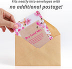 Bentley Seed Flower Mix - Pollinator Seed Mix with 5 Wildflower Seed Packets - Non-GMO Pollinator Seeds - Eco-Friendly Flower Seeds Packets for Party, Celebration, and Gifts - Pollinator Mix