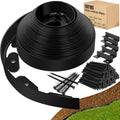Landscape Edging - 2” x 80’ Garden Edging Border with 90 Stakes, 0.15" Thick No Dig Lawn Edging for Landscaping for Garden Bed, Yard, Flower Bed Border Edging with Connector for Outdoor