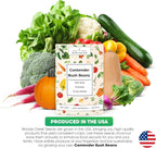 Woods Creek Seeds: Contender Bush Bean Seeds for Planting - Non-GMO Green Bean Seeds for Planting - Tender Stringless Variety - USA Grown Heirloom Bush Beans Vegetable Seed for Outdoors and Indoors