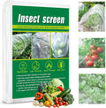 10 X 50 FT Garden Mesh Netting Pest Barrier for Raised Beds, Fruit Tree Netting for Cicadas, Bird Insect Nettings for Gardening, Blueberry Bush Strawberry Nettings Cover for Garden Protection