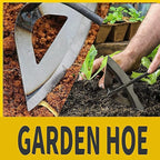 2Pcs Gardening Tools Hollow Hoe, All-Steel Hardened Hollow Hoe, Sharp Edge Garden Weeding Tools, Hoe Garden Tool Hand Shovel Weed Puller for Backyard Loosening Farm Planting Weeding ( Long Handle)