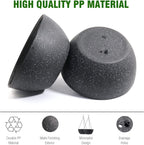 WOUSIWER 13 inch 2Pack Large Hanging Planters for Outdoor Indoor Plants with Drainage Holes and Chain, Round Hanging Flower Pots for Garden Home Porch Decor, Black Speckles