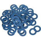 Mudder 200 Pieces Aluminum Engine Transmission Fluid Oil Crush Washers Drain Plug Gaskets, Compatible with Toyota, Scion Part 90430-12031