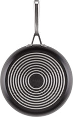 KitchenAid Hard Anodized Induction Nonstick Fry Pan/Skillet with Lid, 12.25 Inch, Matte Black