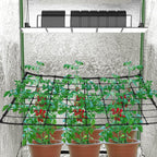 Scrog net 4x4 Trellis Net for Grow Tent,Heavy Duty Elastic Trellis Net with Hooks for Indoor Plant Growing Tents Garden Plant Net