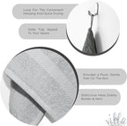100% Cotton Hand Towel Set of 4, (16 x 28 inches) Sustainable, Soft, Highly Absorbent, Quick Drying, Combed Cotton Hand Towels Pack of 4 Ideal for Hotels, Spa, Bathroom, Dorm, White