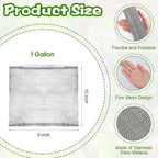100 Pcs 1 Gallon Gopher and Vole Wire Mesh Basket Bulk Stainless Steel Plant Root Protector Gopher Cages for Garden Planting Underground Plant Protection