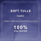 Navy Blue Tulle Fabric Roll Spool Bolt (54 Inch by 40 Yards) Large Tulle Wedding Party Decoration, Tutu Skirt, Table Runner, Gift Wrapping, Bridal Shower, Soft & Drape (Navy Blue)