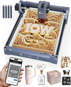 Laser Engraver 10W Laser Engraving Machine for Wood Metal Acrylic Glass Stone, Powerful DIY CNC Portable Laser Cutter 7.9" x 11.8" (Near A4) Offline Engraving Carverall K15 Pro, 10000mW, Class 1