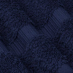 Chakir Turkish Linens 100% Cotton Premium Turkish Towels for Bathroom | 30'' x 60'' Large Bath Towels (4 Piece, Navy)