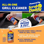 Mr. Bar-B-Q Triple Action Grill Brush and All in One Grill Cleaner Powered by Scrub Daddy