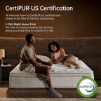 Queen Mattress 14 Inch – Medium Firm Hybrid with Memory Foam for Pressure Relief & Spinal Alignment, Zoned Back Support & Motion Isolation, Edge Support – 365-Night Home Trial