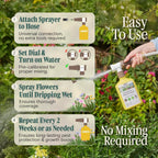 Organic Insecticide for Roses & Flowers – 16oz Ready-to-Spray Pest Control – Controls Aphids, Thrips, Japanese Beetles & More – Bee-Safe & Eco-Friendly