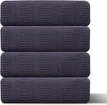 4 Piece Oversized Bath Towels Set 35x70 Inches, Purple Extra Large Soft Bath Sheet Chair Towels 600 GSM Highly Absorbent Quick Dry Towels Set for Bathroom Hotel Spa…