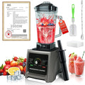 2025 Enhanced -Smoothie Blender【2000W German Nano-class Super Motor】【6 Military Grade Titanium Steel Blades】3-Second Quick Ice Crushing, Professional Blender for ice Smoothies and Milkshakes (Gray)