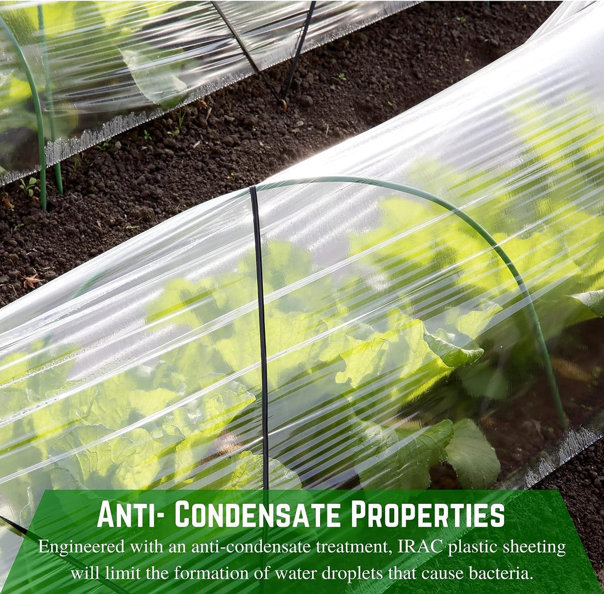 Farm Plastic Supply - Clear Coolmax Greenhouse Plastic Sheeting - 6 Mil - 4 Year UV Resistant Infrared Anti-Condensate Green House Covering Thermal Greenhouse Plastic 6 mil (20' x 20')