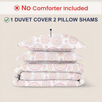 Kotton Culture 3 Pc Twin Size Duvet Cover Set- 100% Egyptian Cotton Sateen 600 Thread Count Ultra Soft Premium Durable Comforter Cover Zipper Closure & Corner Ties (Mandala, Twin/Twin XL 68" X 90")