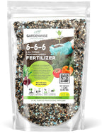 6-6-6 All-Purpose Professional Plant Food Fertilizer; Ideal for Winter Care & Spring Feeding, Perfect Balanced NPK for Indoor and Outdoor Plants (1/2 Quart)