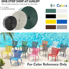 LukLoy 2" Wide 60ft Long Vinyl Straps for Patio Chairs Repair DIY + 60 Rivets, Replacement Straps for Lawn Chairs Patio Garden Balcony Outdoor Lounge Dining Furniture Repair, Grey