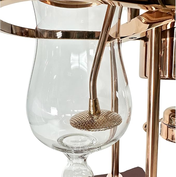 Nispira Belgium Royal Family Balance Syphon Unique Gravity Vintage Coffee Maker Vacuum Brewing System Copper 500 ml