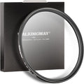 Walking Way 62MM White Mist Diffusion Filter - Subtler Soft Focus Circular Lens Filter - Dreamy Fog Effect Softening Camera Diffuser for Digital DSLR Camera (Light-Soft 1, 62MM)