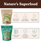 Seedboy Organic Non-GMO Sprouting Seeds, Superfood & Protein Blend – 2 Pack Bundle – USA Grown Sprouting & Microgreens Seeds – Two 8 oz Bags Makes 12 Quarts / 36 Servings (Superfood/Protein)
