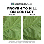 Grower's Ally Spider Mite Control | 8 oz Concentrate, Makes 25 Gallons | Insecticide and Miticide for Plants | OMRI Listed