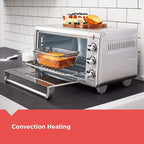BLACK+DECKER Crisp 'N Bake Air Fry Countertop Convection Toaster Oven, XL Capacity, 8-Slice, 5-in-1, Fits 9” x 13” pan,12” Pizza, 60-Min Timer, Bake, Broil, Air Fry, Toast, Keep Warm, Stainless Steel