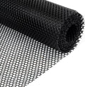 XIFENG Plastic Wire Mesh Fence Roll for Poultry Dogs Rabbit Snake Barrier, Plastic Chicken Fence Wire Fencing Mesh Poultry Netting for Garden Farm(Size:0.47in mesh-65ft L x 3.3ft W Roll,Color:Black)